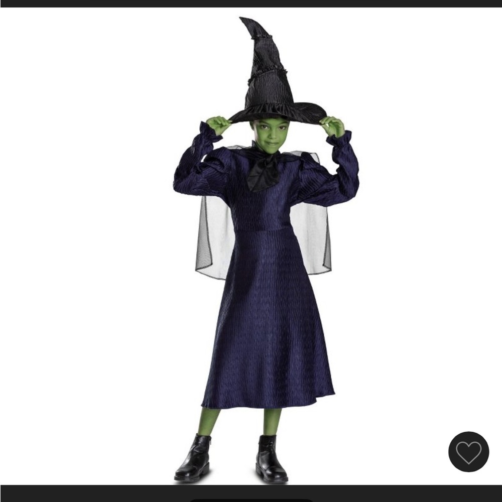 Brand new never worn Elphaba costume kids size small 4-6